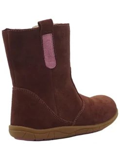 Leren barefootboots rood