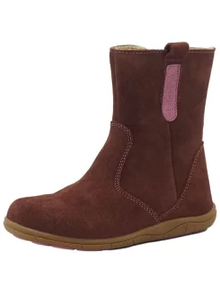 Leren barefootboots rood