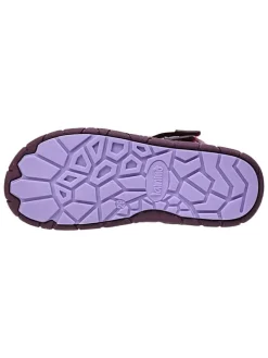 Leren barefootboots rood/paars