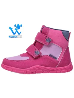 Leren barefootboots roze
