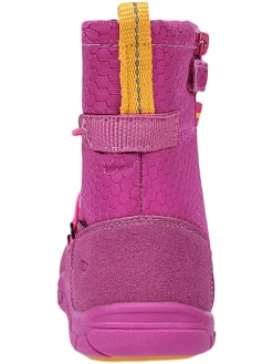 Leren barefootboots roze