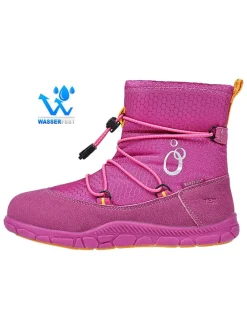 Leren barefootboots roze