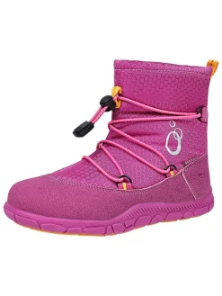 Leren barefootboots roze