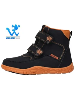 Leren barefootboots zwart