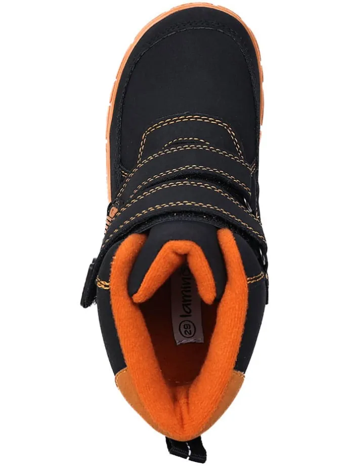 Leren barefootboots zwart
