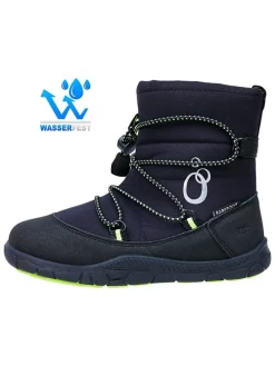 Leren barefootboots zwart