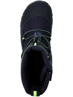 Leren barefootboots zwart