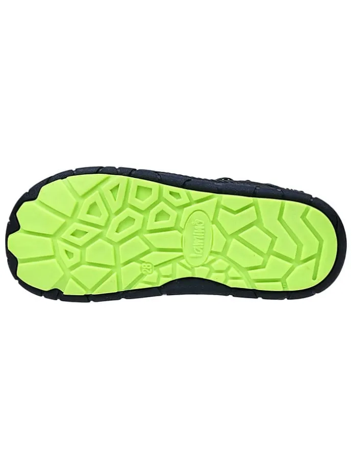 Leren barefootboots zwart