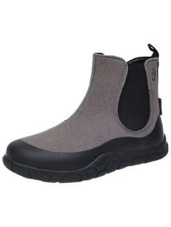 Leren barefootchelseaboots grijs