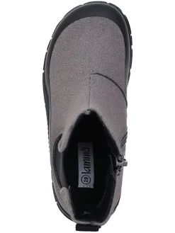 Leren barefootchelseaboots grijs