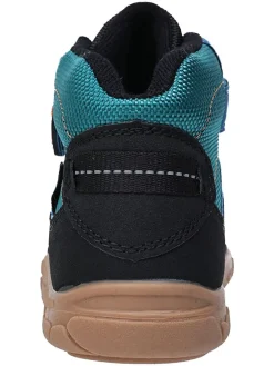 Leren barefootschoenen blauw