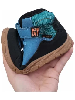 Leren barefootschoenen blauw