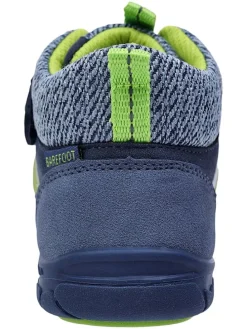 Leren barefootschoenen blauw