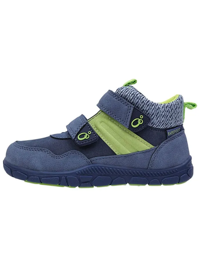 Leren barefootschoenen blauw