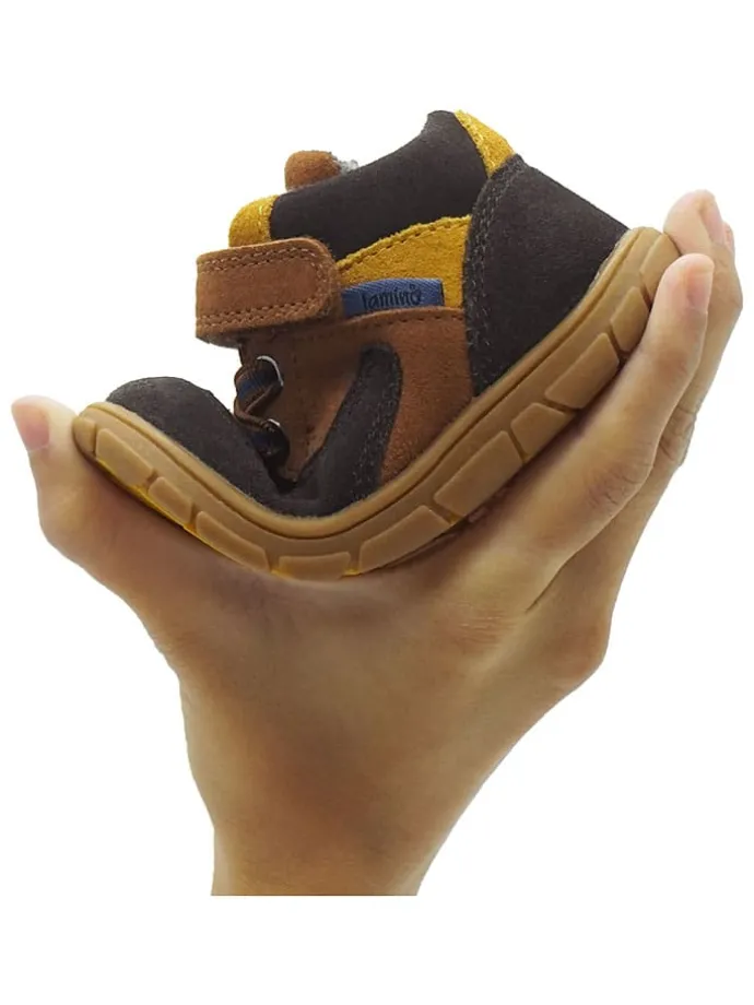Leren barefootschoenen bruin