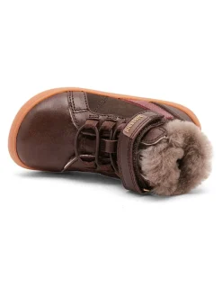 Leren barefootschoenen bruin