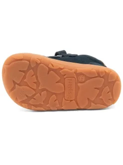 Leren barefootschoenen donkerblauw