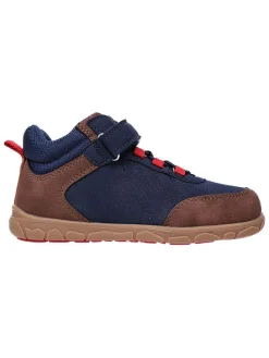 Leren barefootschoenen donkerblauw