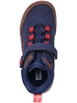 Leren barefootschoenen donkerblauw
