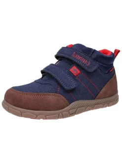 Leren barefootschoenen donkerblauw