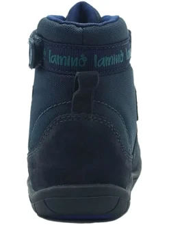 Leren barefootschoenen donkerblauw