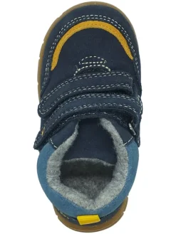 Leren barefootschoenen donkerblauw