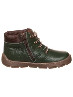 Leren barefootschoenen groen