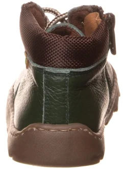 Leren barefootschoenen groen