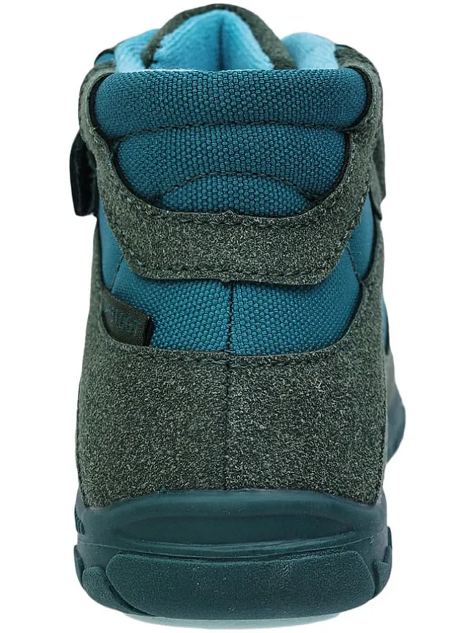 Leren barefootschoenen groen
