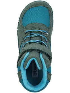 Leren barefootschoenen groen
