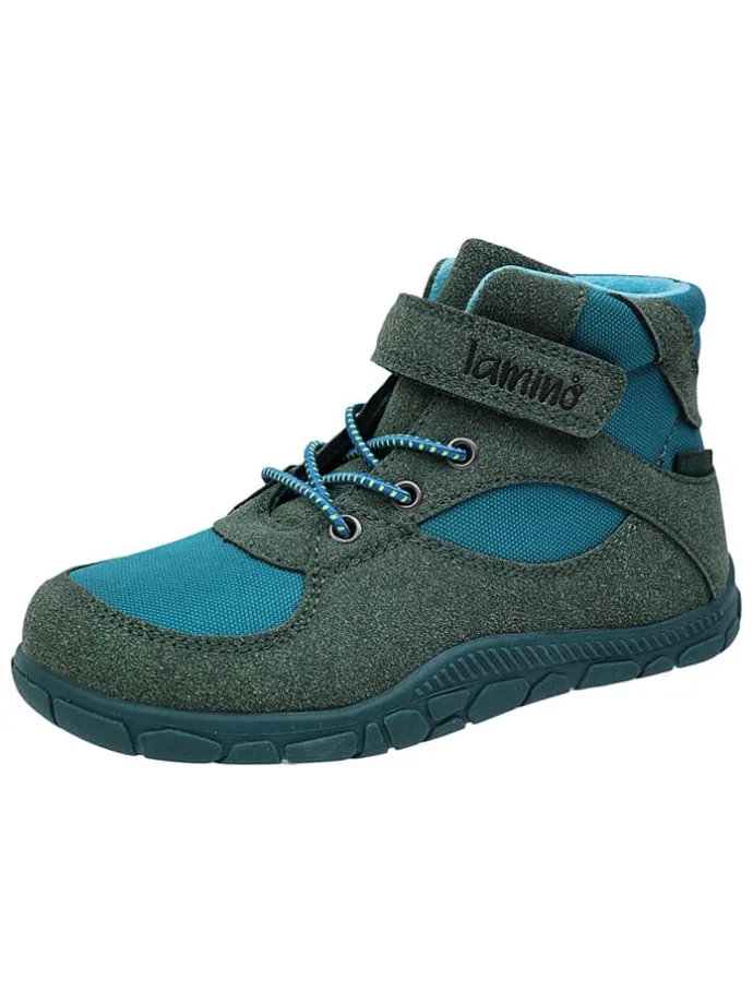 Leren barefootschoenen groen