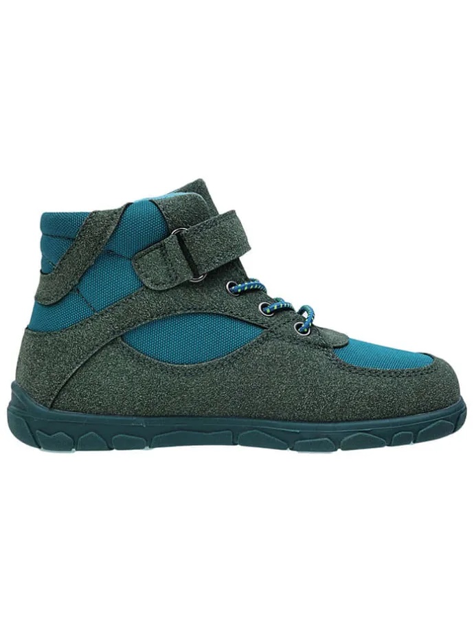 Leren barefootschoenen groen