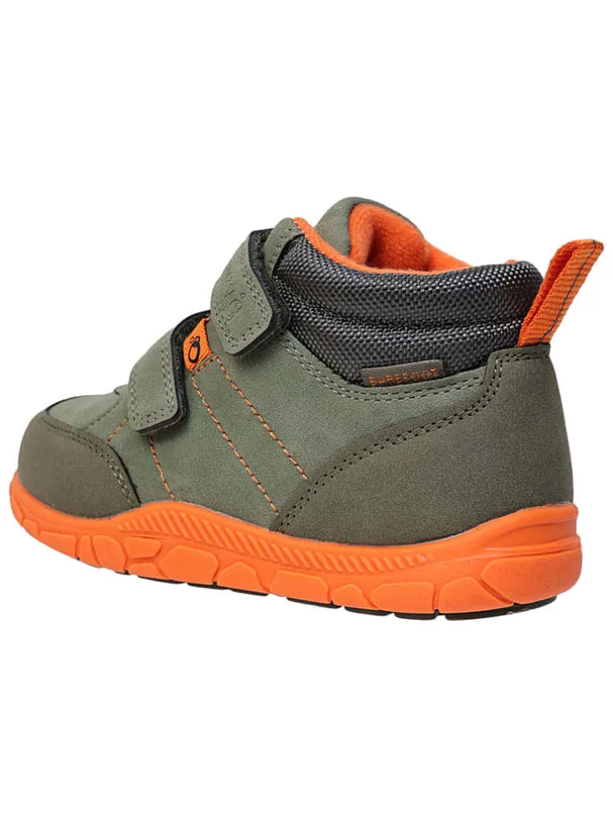 Leren barefootschoenen groen