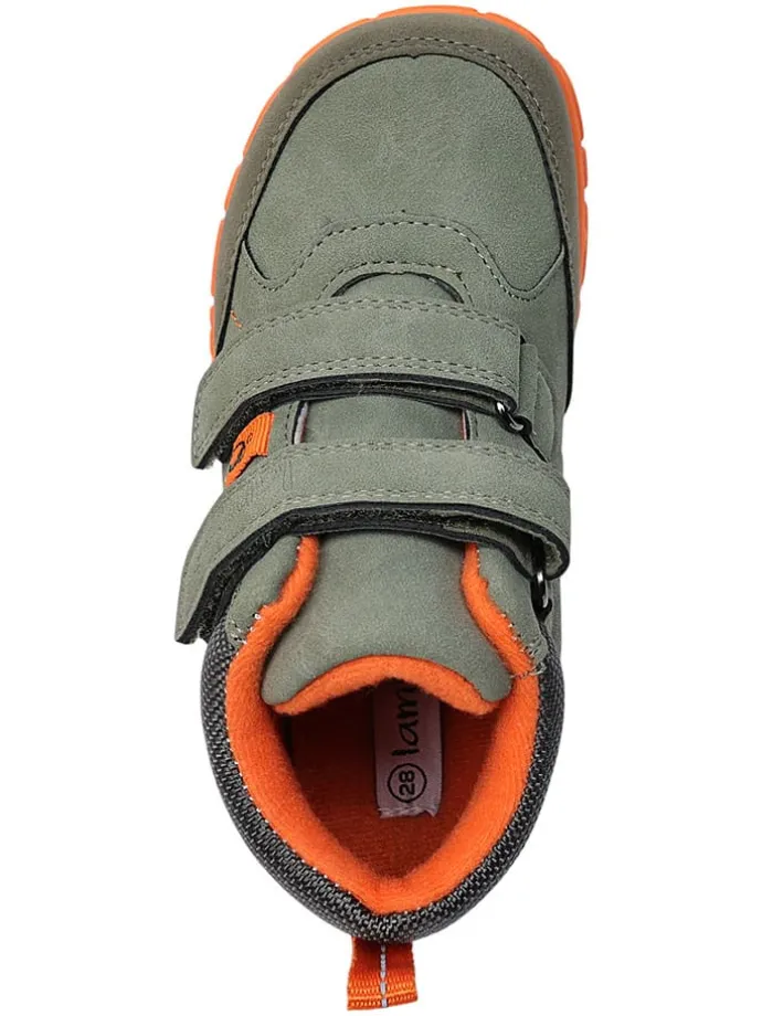 Leren barefootschoenen groen