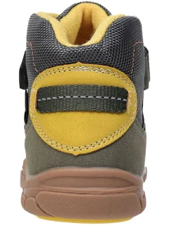Leren barefootschoenen kaki