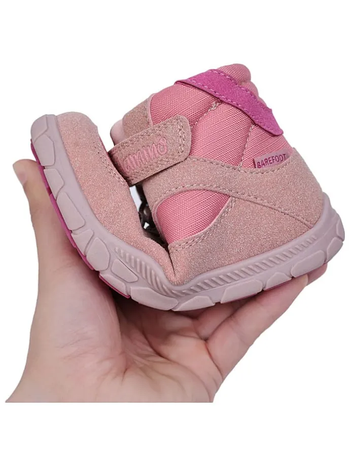 Leren barefootschoenen lichtroze
