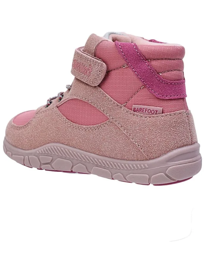 Leren barefootschoenen lichtroze