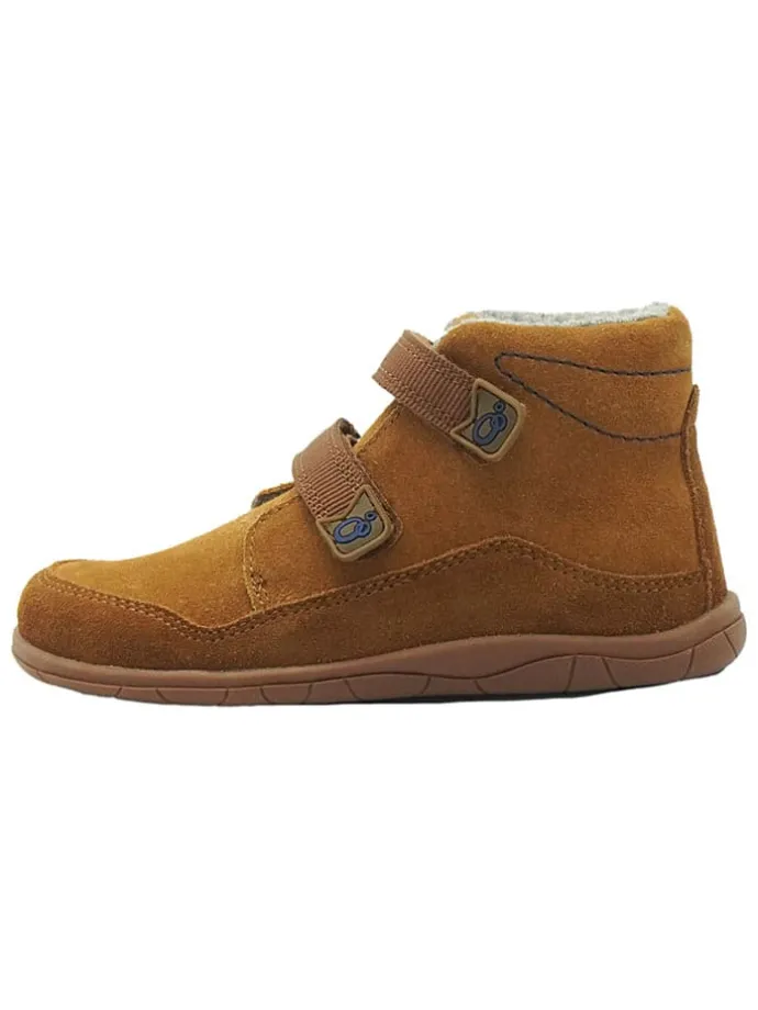 Leren barefootschoenen lichtbruin