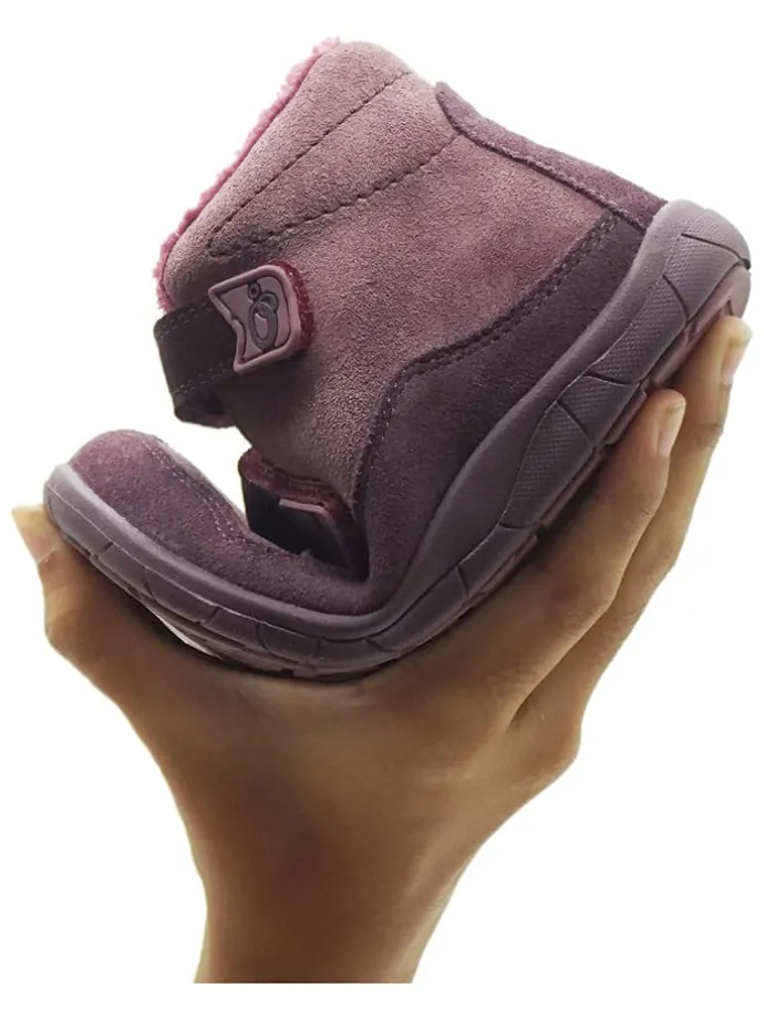 Leren barefootschoenen lichtroze
