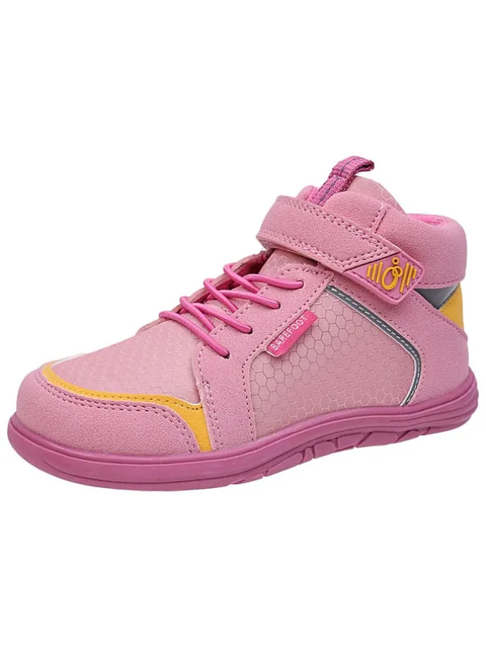 Leren barefootschoenen lichtroze
