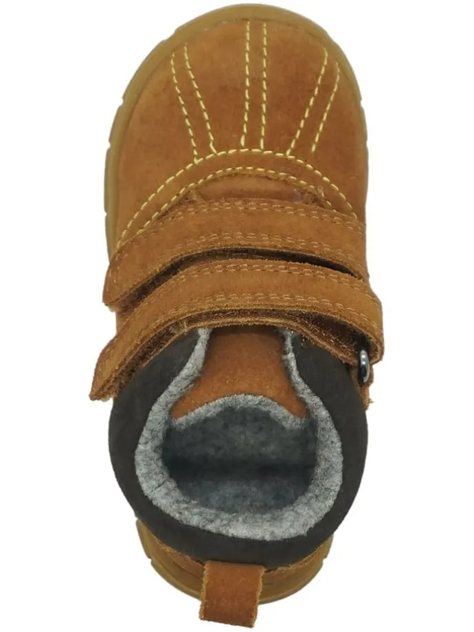 Leren barefootschoenen lichtbruin