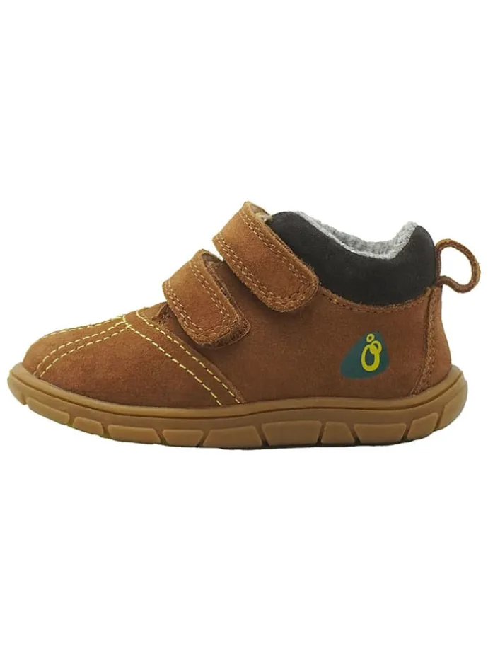Leren barefootschoenen lichtbruin