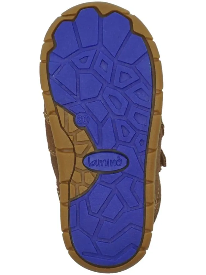 Leren barefootschoenen lichtbruin
