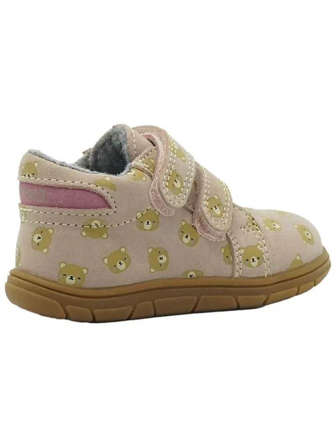 Leren barefootschoenen lichtroze