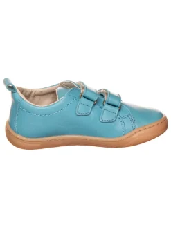 Leren barefootschoenen lichtblauw