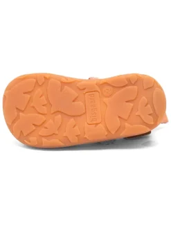 Leren barefootschoenen oranje
