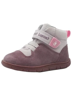 Leren barefootschoenen paars