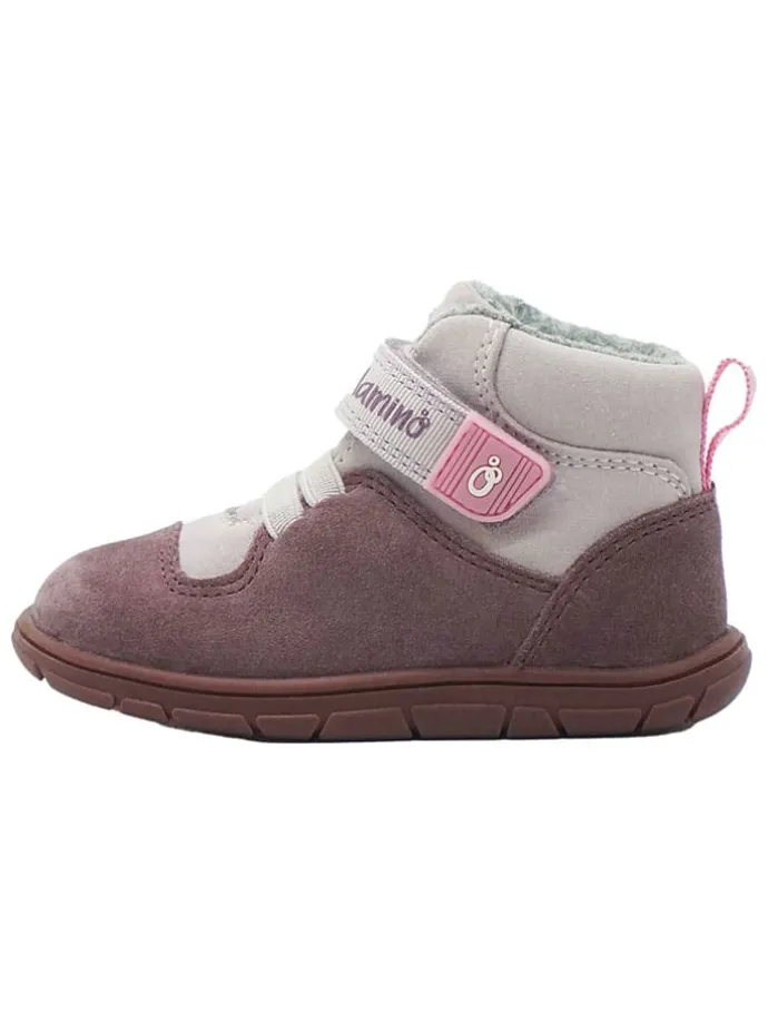 Leren barefootschoenen paars