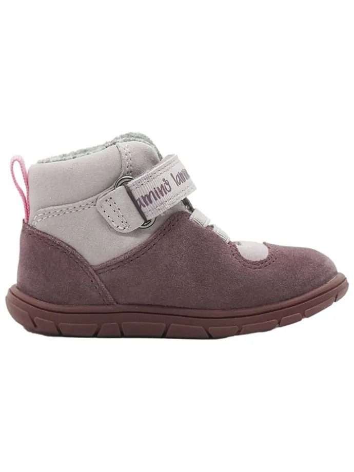 Leren barefootschoenen paars