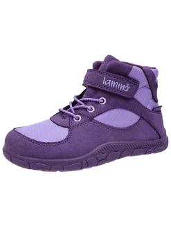 Leren barefootschoenen paars